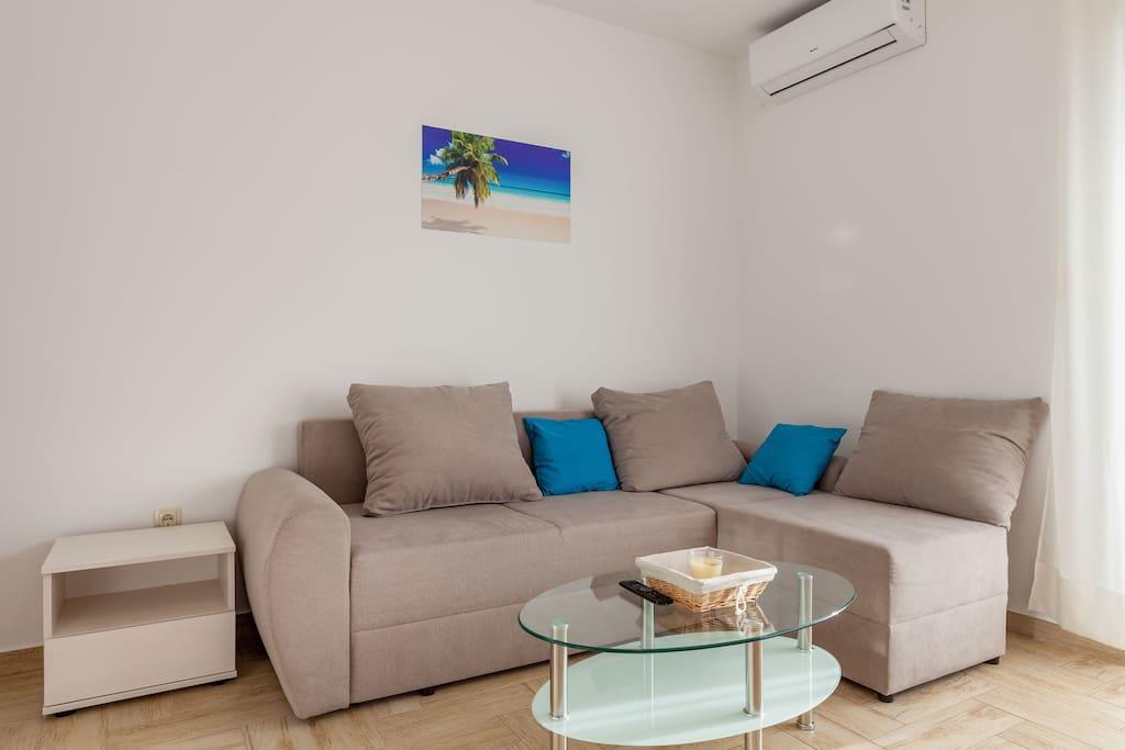 Apartmani Sanja Suta โปดสตรานา ภายนอก รูปภาพ